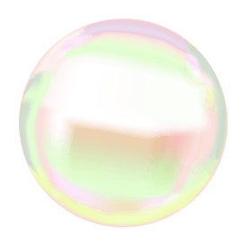 Pink shiny floating balloon